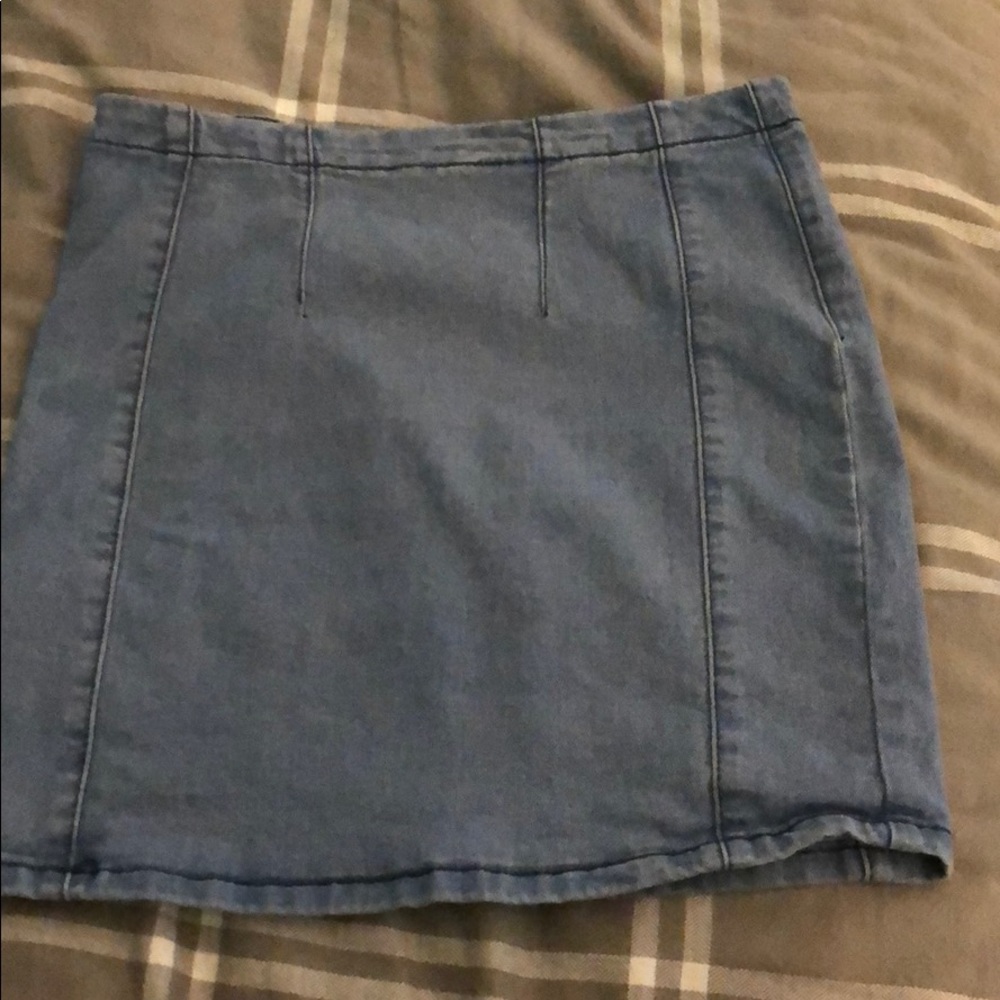 Brandy Jean Stretch Mini Skirt
